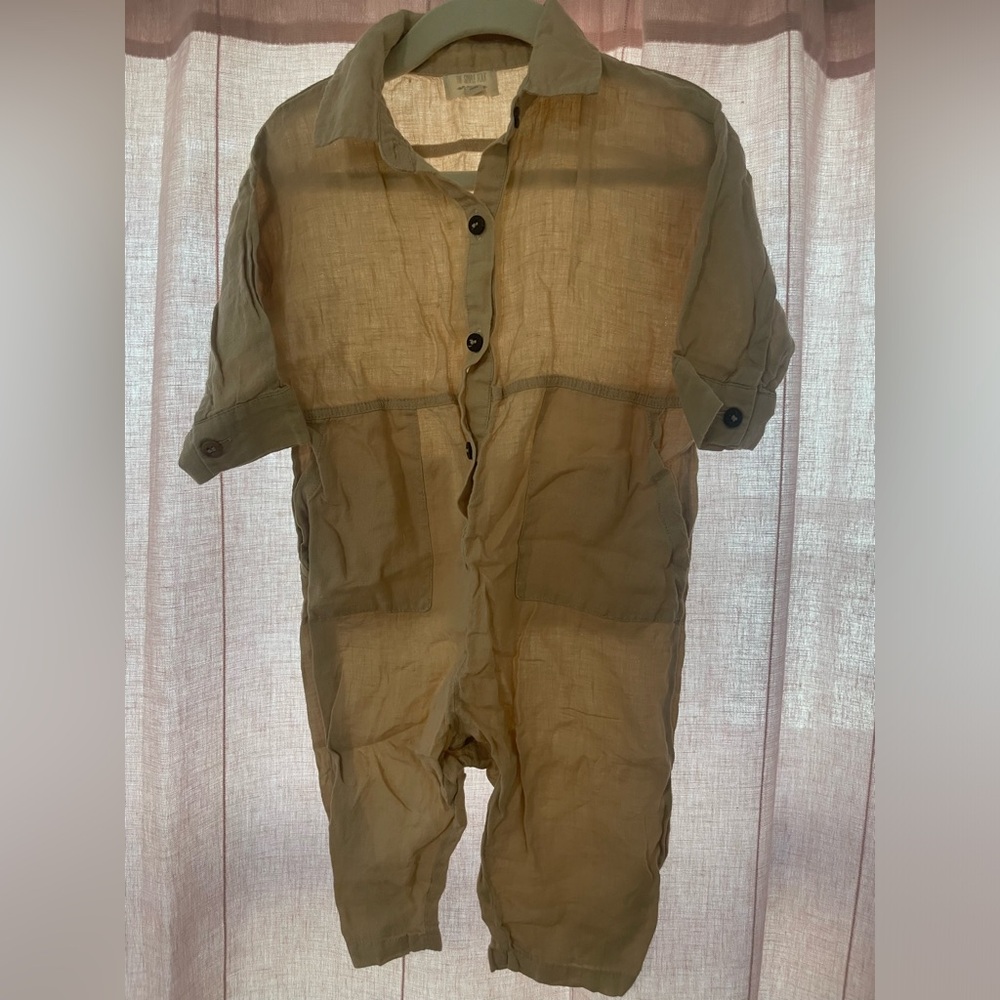 Baby/Toddler Linen Jumpsuit